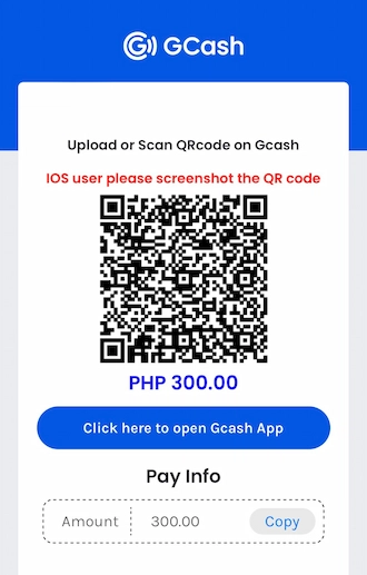 Step 4: open your GCash wallet to scan the QR code.